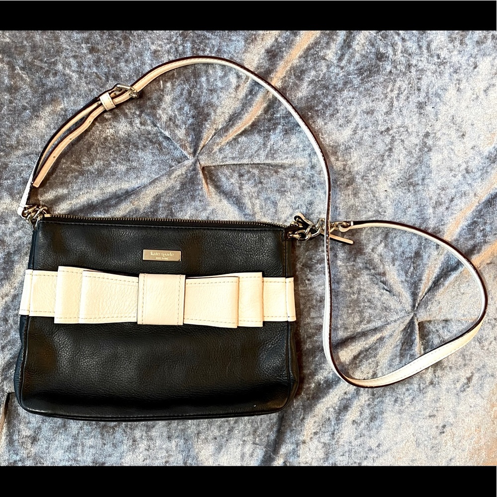 Kate Spade B&W Bow Purse